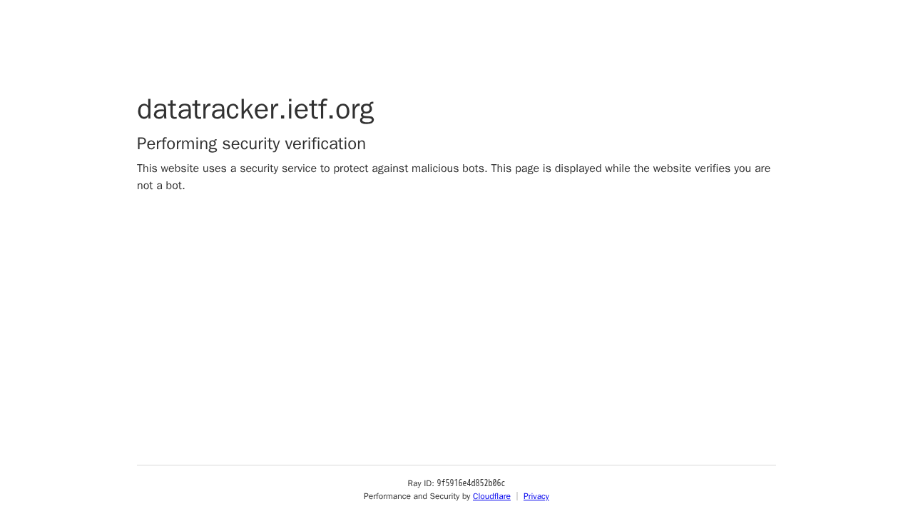 Authenticated Transfer Protocol (ATP) Working Group