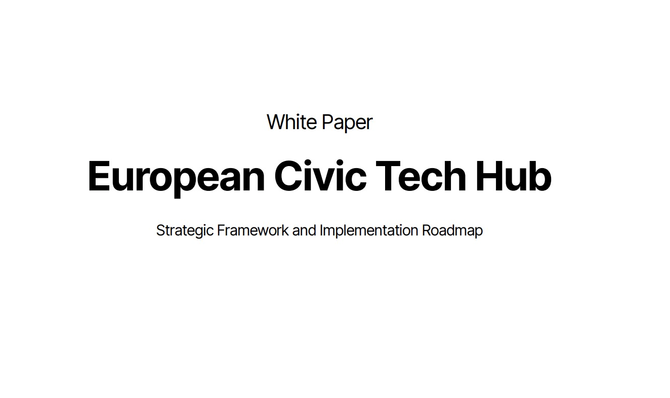 ACTE European Civic Tech Hub White Paper