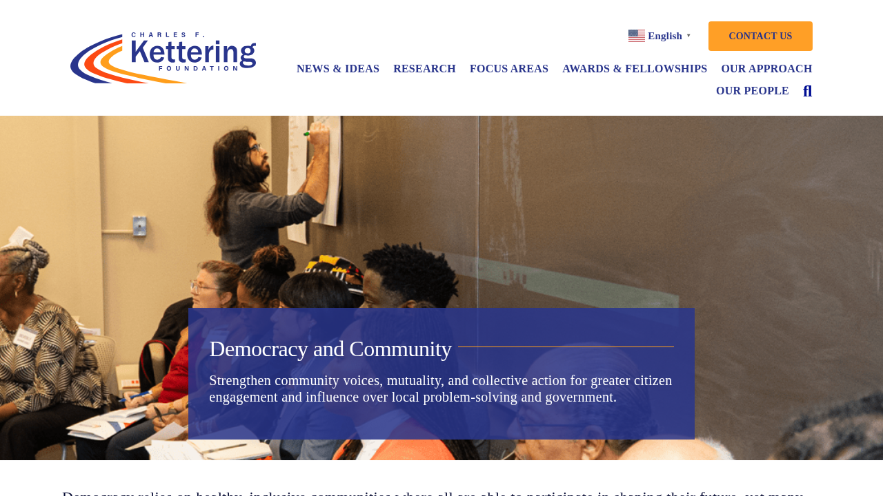 Charles F. Kettering Foundation Democracy and Community program