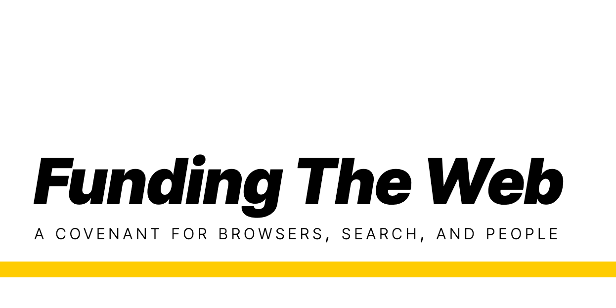 Funding The Web