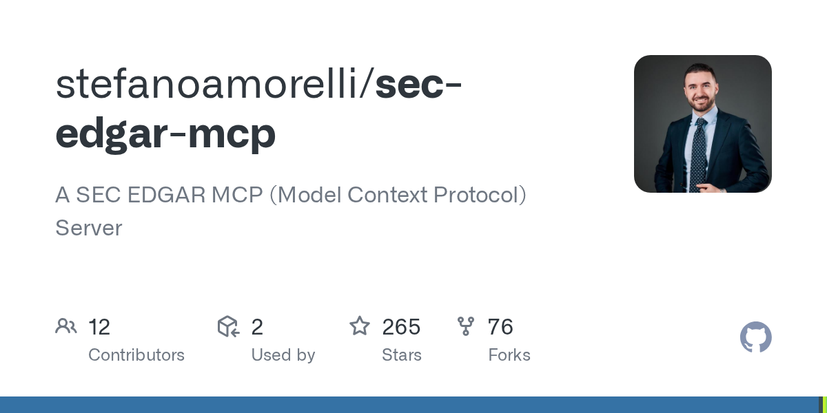 SEC EDGAR MCP (Model Context Protocol) Server