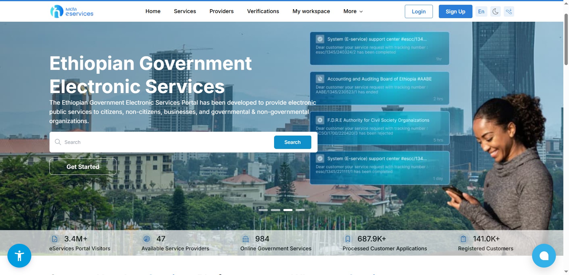 Ethiopian Government Electronic Services