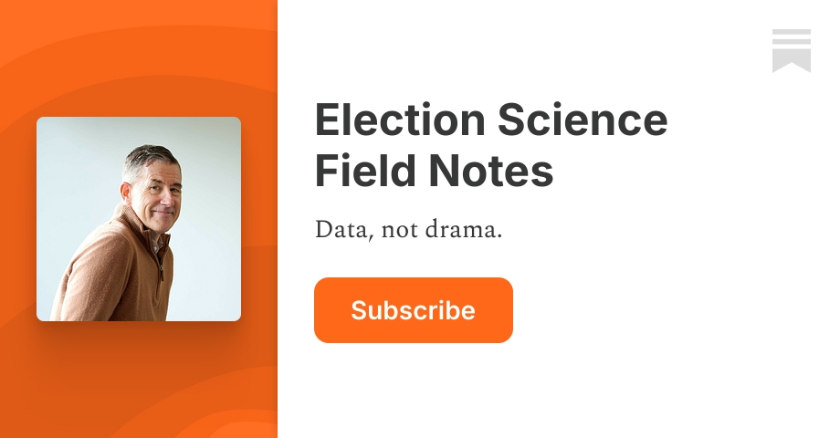Graphic representing Election Science Field Notes