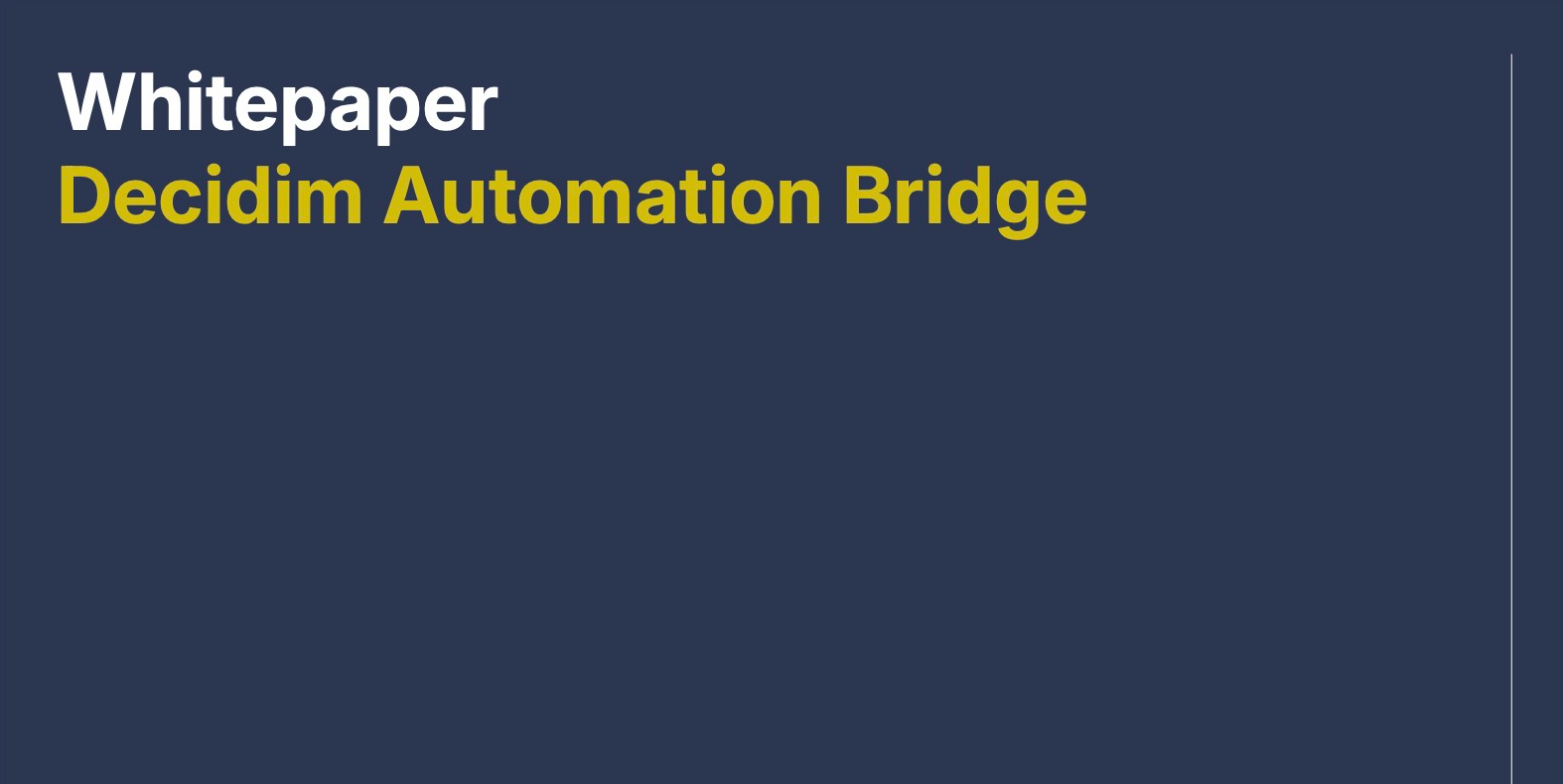 Decidim Automation Bridge