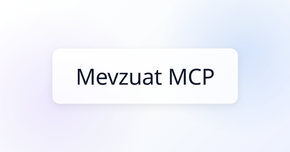 Mevzuat MCP