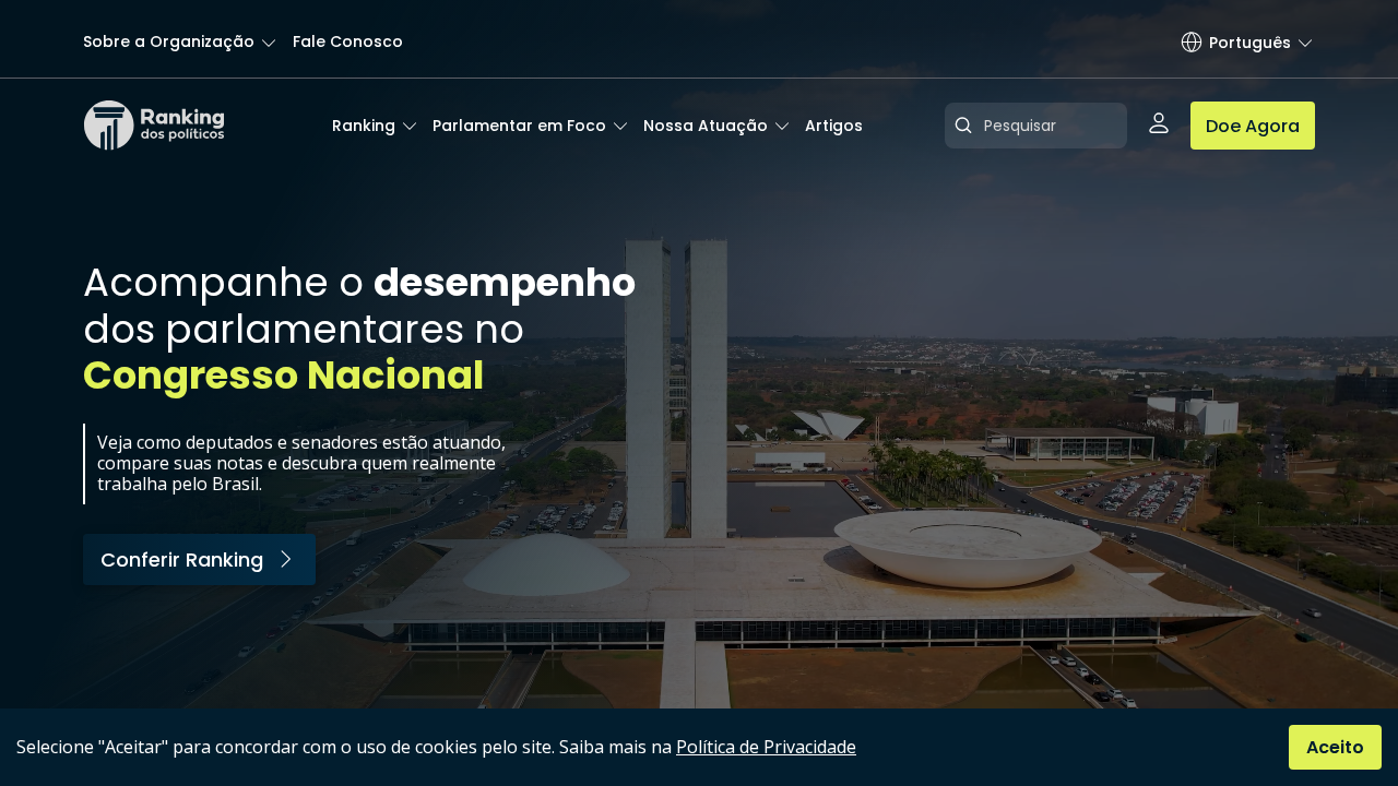 Ranking dos Políticos
