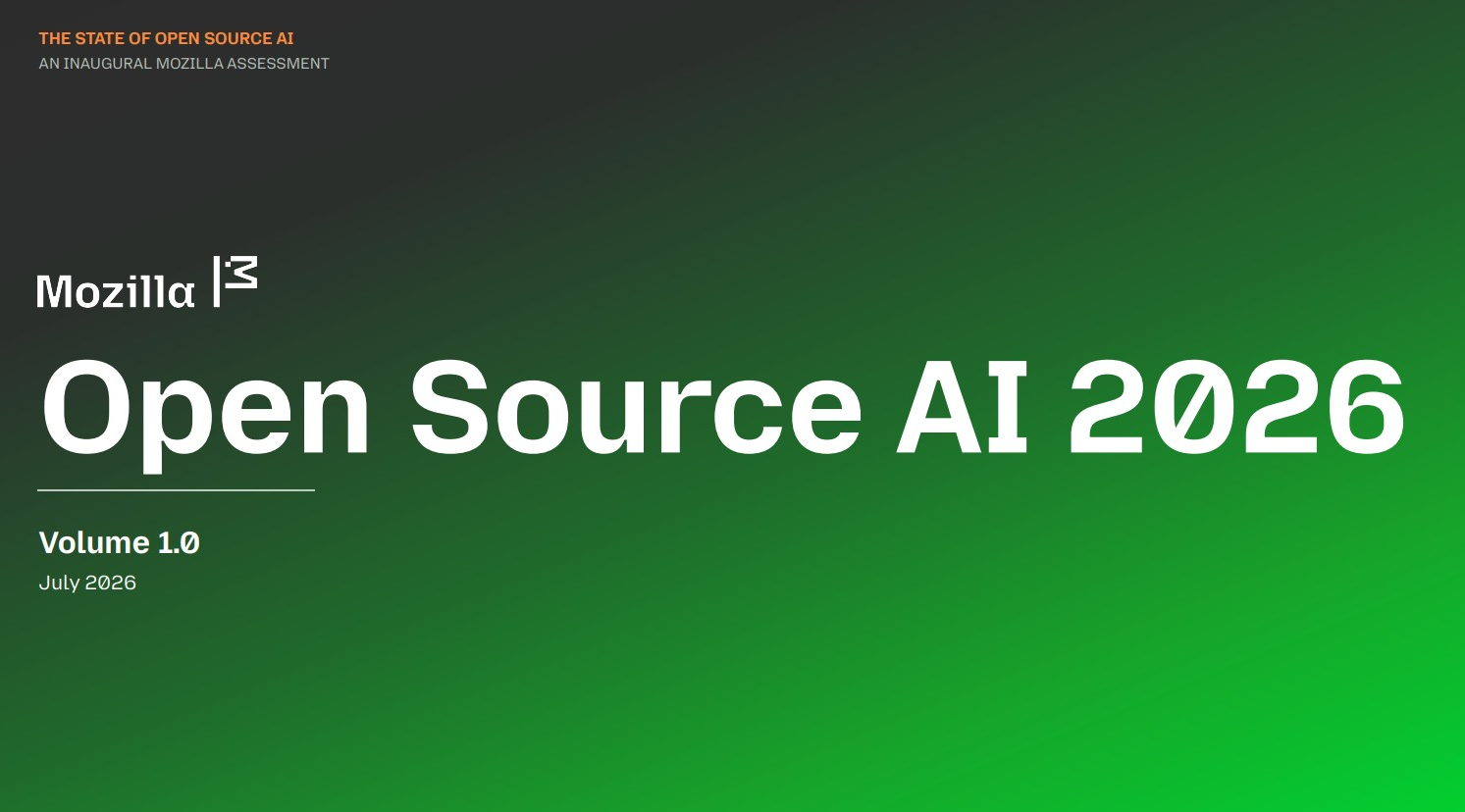 Mozilla's State of Open Source AI report