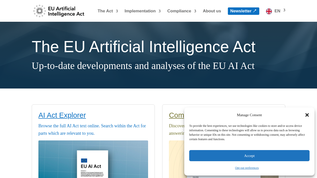 EU Artificial Intelligence Act tracker