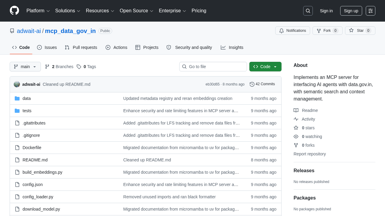 MCP Server for data.gov.in