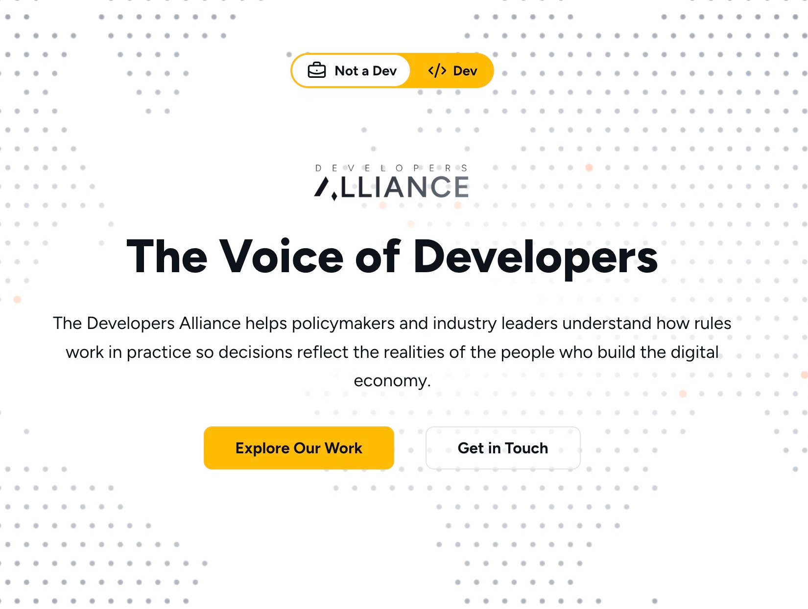 Developers Alliance