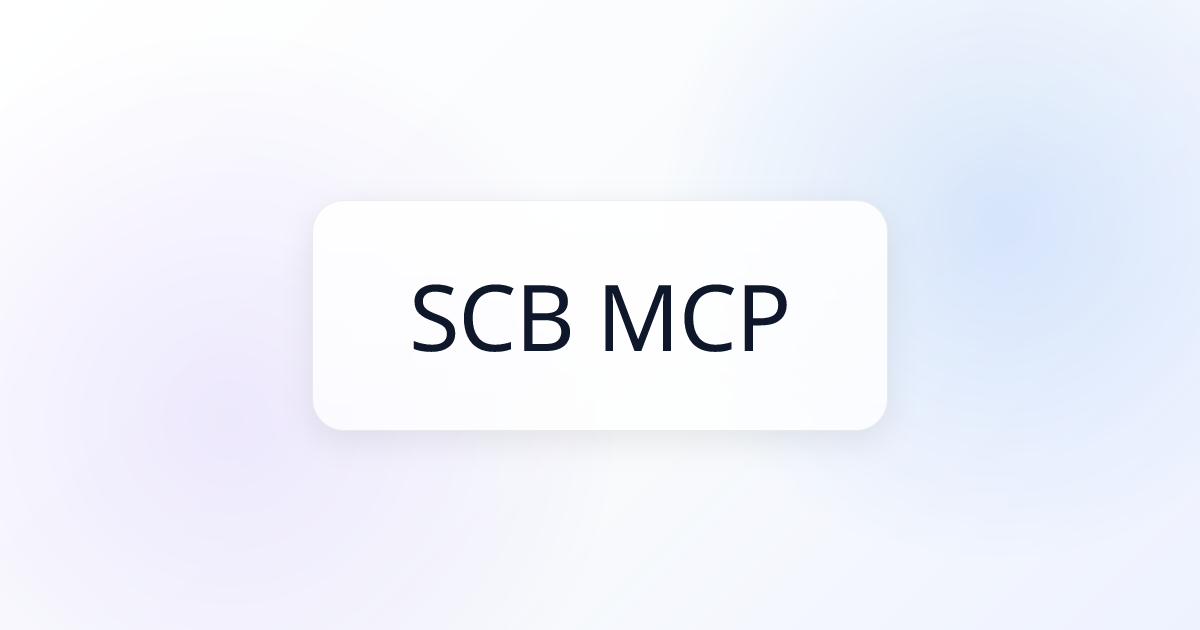 Statistics Sweden MCP (SCB MCP)