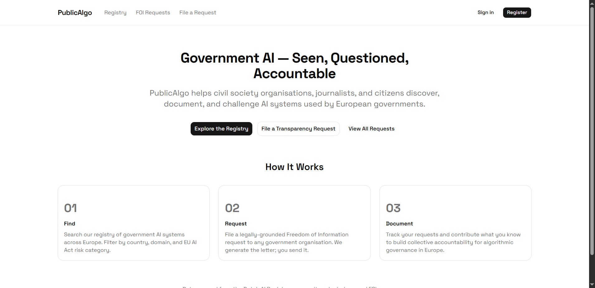 PublicAlgo