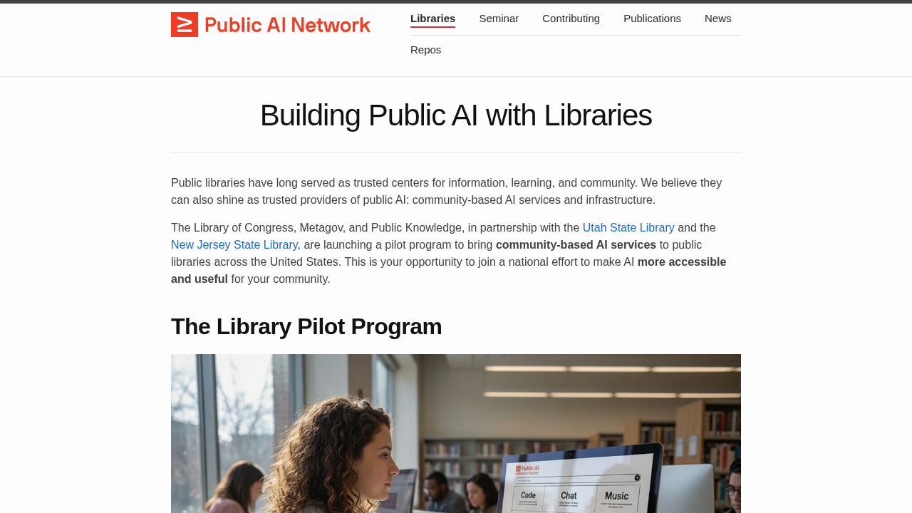 Building Public AI with Libraries