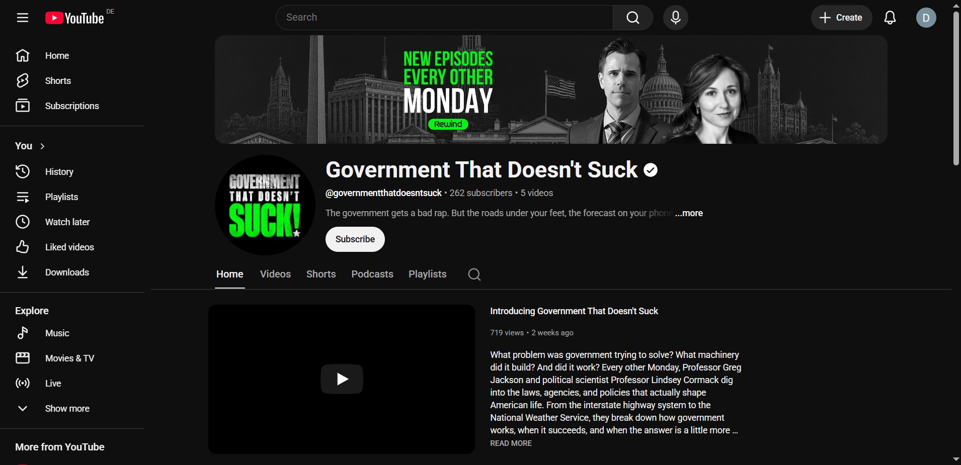 Government That Doesn't Suck