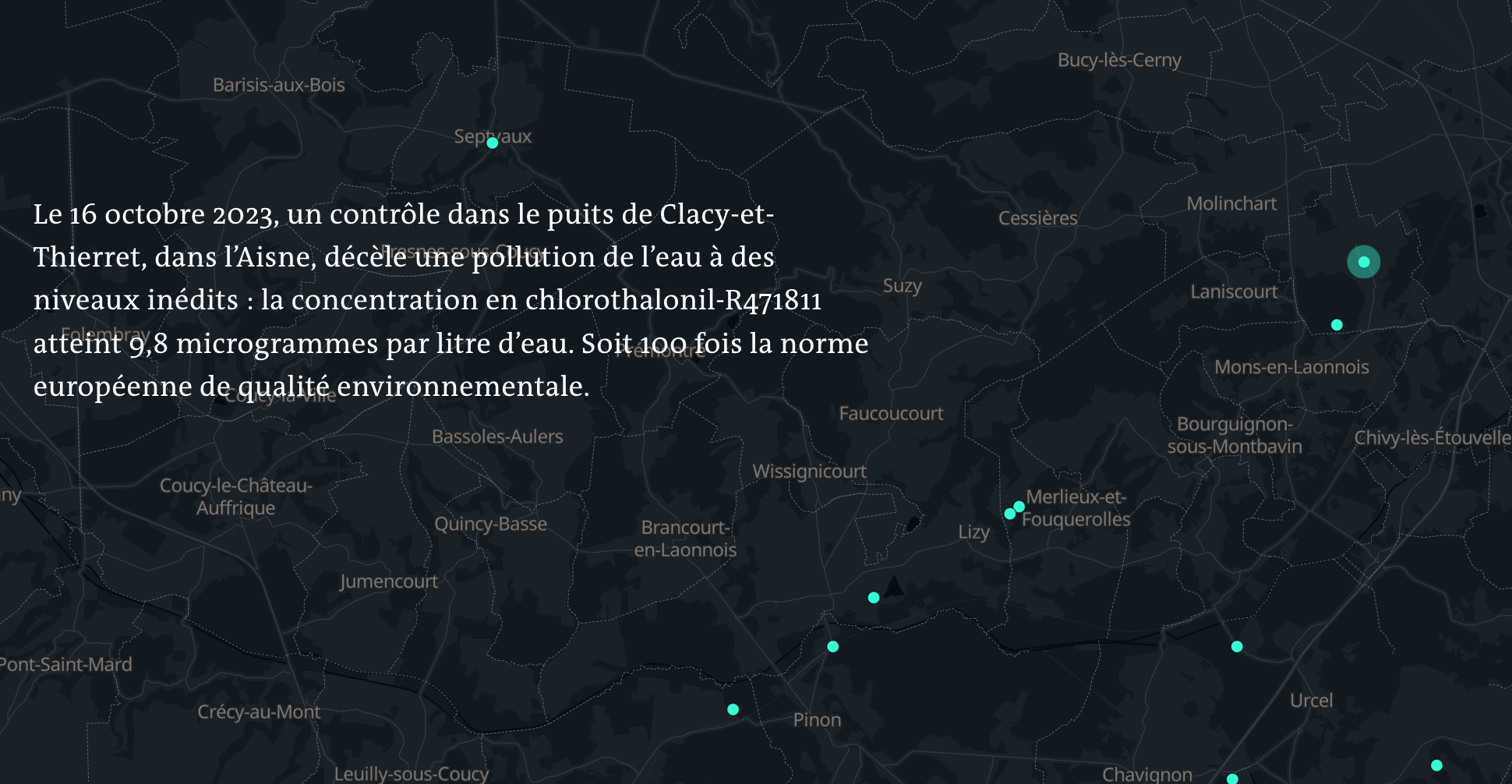 Trois cents contaminants dans nos nappes: polluant par polluant, notre analyse des eaux souterraines en France